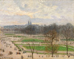 Der Garten der Tuilerien an einem Winternachmittag, 1899