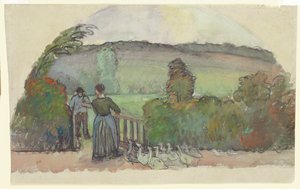 Das Gänsemädchen, ca. 1895