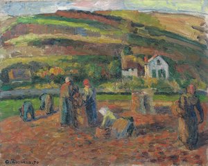 Die Kartoffelernte, Pontoise, 1874