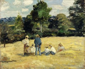 Die Rast der Erntearbeiter, Montfoucault, 1875