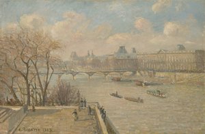 Der Louvre von der Pont Neuf, 1902 von Camille Jacob Pissarro