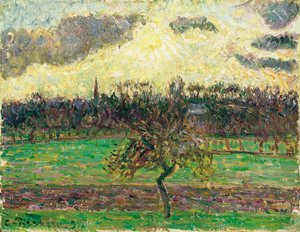 Die Wiesen bei Éragny, Apfelbaum, 1894