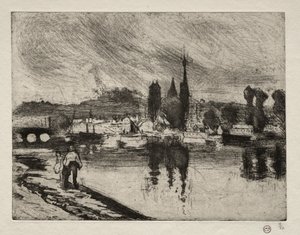 Ansicht von Rouen, 1884