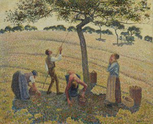 Apfelernte von Camille Jacob Pissarro