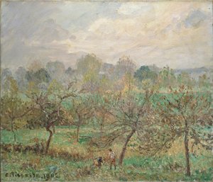 Herbst, Morgennebel, Éragny-sur-Epte, 1902 von Camille Pissarro