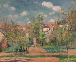 Garten im vollen Sonnenlicht von Camille Pissarro