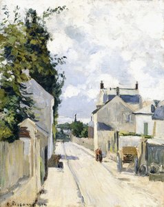 Hermitage Straße, Pontoise von Camille Jacob Pissarro