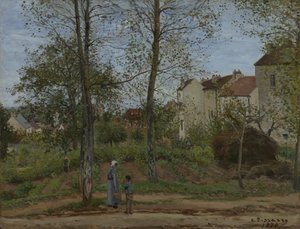 Häuser in Bougival (Herbst)