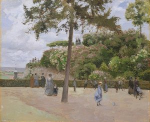 Im Park von Pontoise von Camille Jacob Pissarro