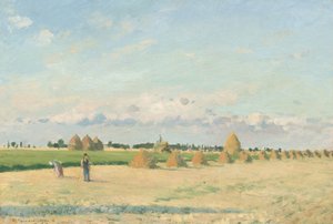 Landschaft, Île-de-France, 1873 von Camille Pissarro