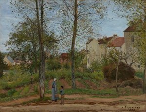 Landschaft bei Louveciennes (Herbst)