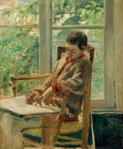 Lucien Pissarro in seinem Zimmer von Camille Jacob Pissarro
