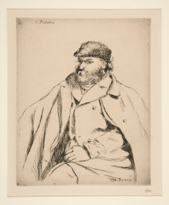 Paul Cézanne (Porträt von Cézanne) von Camille Pissarro