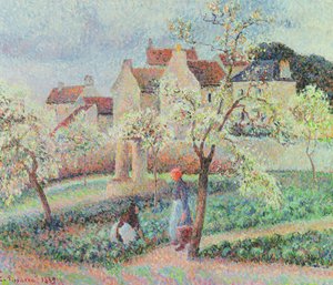 Blühende Pflaumenbäume, 1889