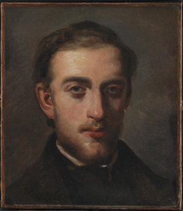 Porträt des Malers Fritz Melbye (1826-69) von Camille Pissarro