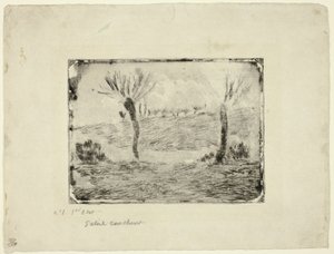Sonnenuntergang von Camille Pissarro