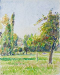 Studie des Obstgartens des Hauses des Künstlers in Eragny-sur-Epte, ca. 1890 von Camille Pissarro