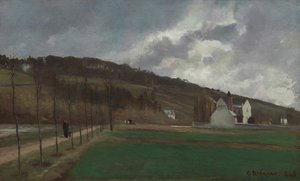 Die Ufer der Marne im Winter, 1866