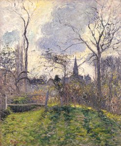 Der Glockenturm von Bazincourt von Camille Pissarro