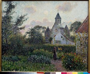 Die Kirche von Knocke in Belgien