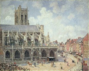 Die Kirche St. Jacques in Dieppe, Morgensonne