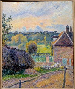 Das Haus des Wahnsinns in Eragny von Camille Jacob Pissarro