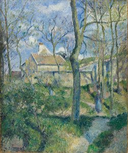 Der Weg nach Les Pouilleux, Pontoise von Camille Pissarro