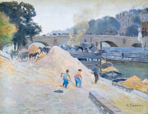 Die Ufer der Seine in Paris, Pont Marie, Quai d