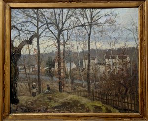 Winterlandschaft in Louveciennes