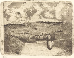 Frau auf der Straße, 1879