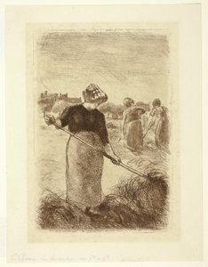 Frauen beim Heuwenden