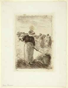Frauen beim Heuwenden
