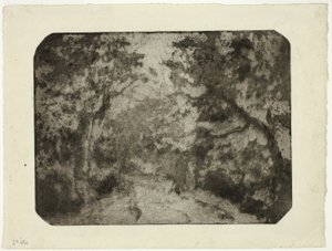 Waldweg in Pontoise