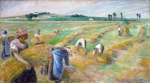 Die Ernte - Camille Pissarro, 1882 - National Museum of Western Art, Tokio von Camille Pissarro