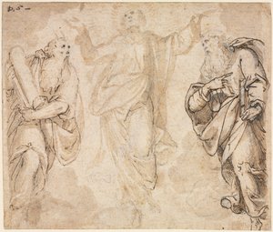 Die Verklärung recto, ca. 1590 von Camillo Procaccini