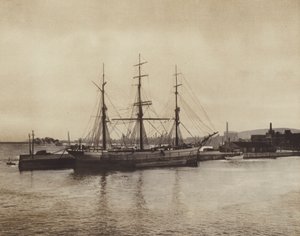 Der Hafen von Hochelaga, alter Schoner noch im Einsatz von Canadian Photographer