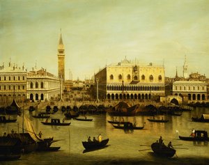 Ein Blick auf den Molo vom Bacino di San Marco, Venedig