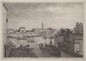 An den Toren von Dolo von Canaletto