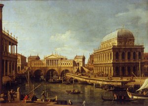 Capriccio mit palladianischer Architektur, 1757-1759
