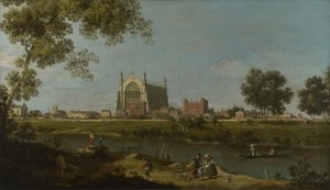Eton College, um 1754 von Giovanni Antonio Canal