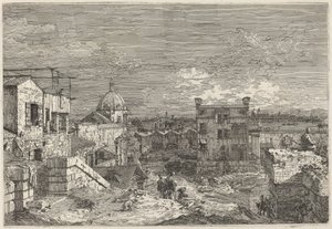 Imaginäre Ansicht von Venedig von Canaletto