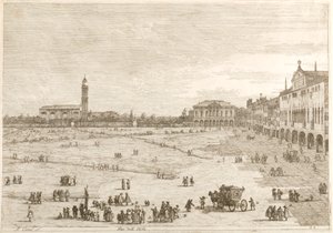 Prà della Valle, aus der Serie „Vedute“ von Canaletto