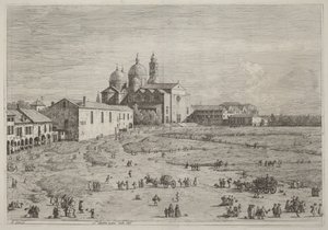 S. Giustina in pra della Vale von Canaletto