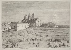 S. Giustina in pra della Vale von Canaletto