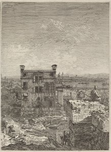 Das Haus mit dem Peristyl, 1741 von Canaletto