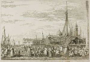 Der Markt auf dem Molo, aus Vedute