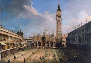 Der Markusplatz in Venedig, ca. 1723-1724