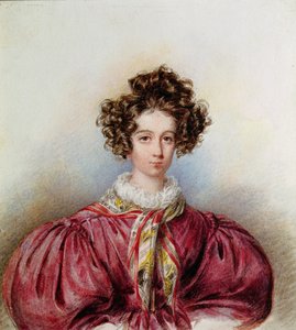 Porträt von George Sand (1804-76) 1830 von Candide Blaize