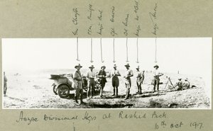 ANZAC-Divisionshauptquartier in Rashid Beck, Oktober 1917 von Capt. Arthur Rhodes