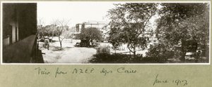Blick vom N.Z.M.F.A Hauptquartier, Kairo, Juni 1917